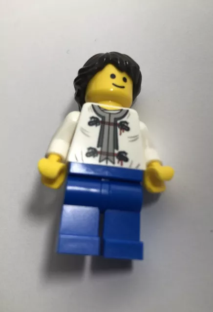 Lego man sales long hair