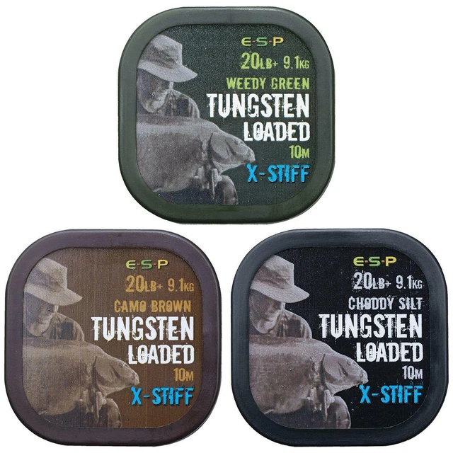 ESP Wolfram beladener Karpfenangeln Zopf X-steif alle Farben