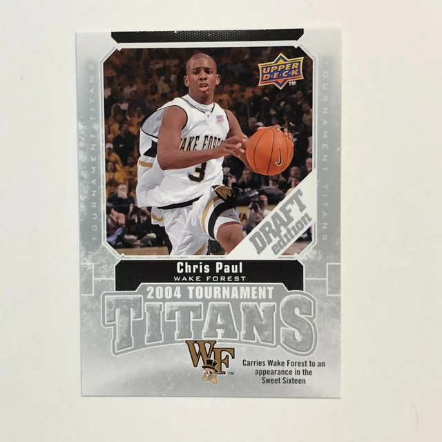 Chris Paul Tournament Titans #3 2010 Wake Forest Upper Deck Draft Edition