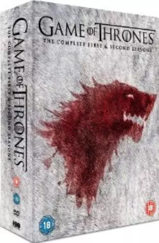 Game of Thrones: The Complete First & Second Seasons DVD (2013) Sean Bean cert