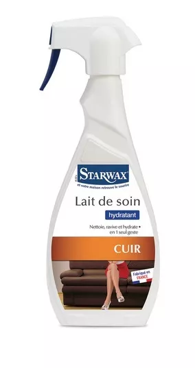 LAIT DE SOIN CUIR STARWAX nettoie nourrit préserve CUIR