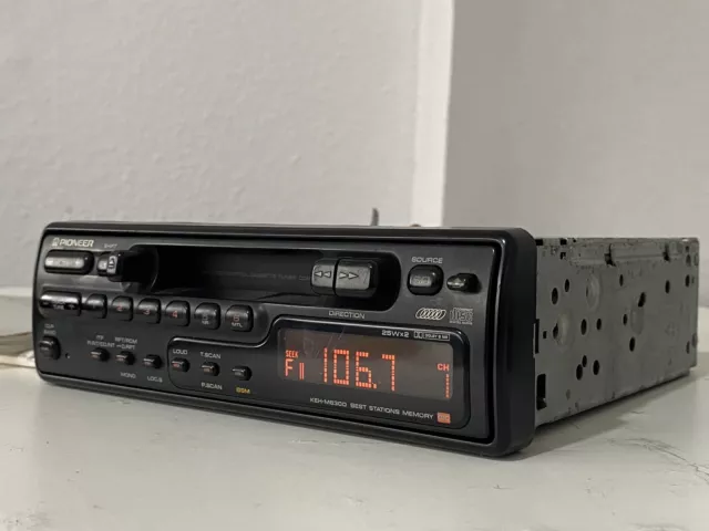 Pioneer KEH-M6300 Vintage Autoradio + BA Kassettenradio Autoreverse  Youngtimer