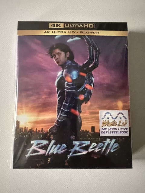 Blue Beetle Manta Lab Fullslip 4K UHD+2D Blu-ray WEA Steelbook Geprägt Neu & OVP