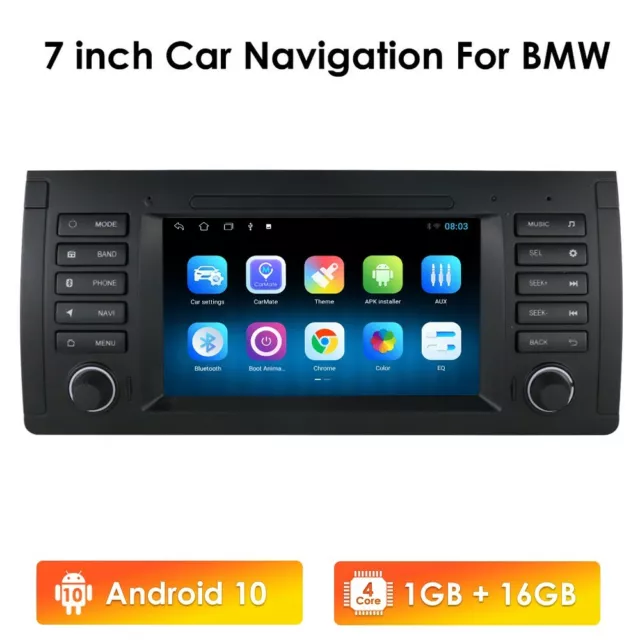 Für BMW 5 Series-E39 7 Series-E38 Android10.0 Autoradio GPS Navi BT DAB+WIFI USB