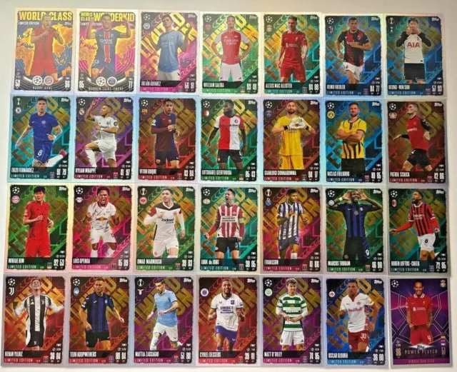 TOPPS MATCH ATTAX 24/25 Champions League 2024/2025 Limited Edition aussuchen LE EUR 1,00