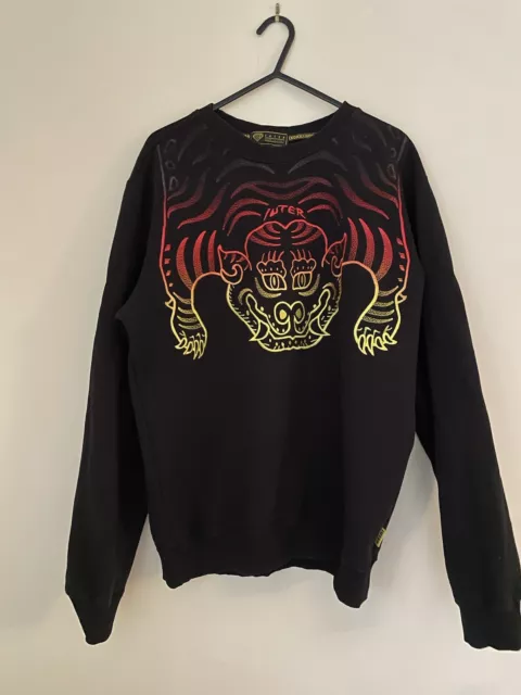 Iuter Tibetan Dragon Designer Sweatshirt Jumper, Mens Medium, VGC