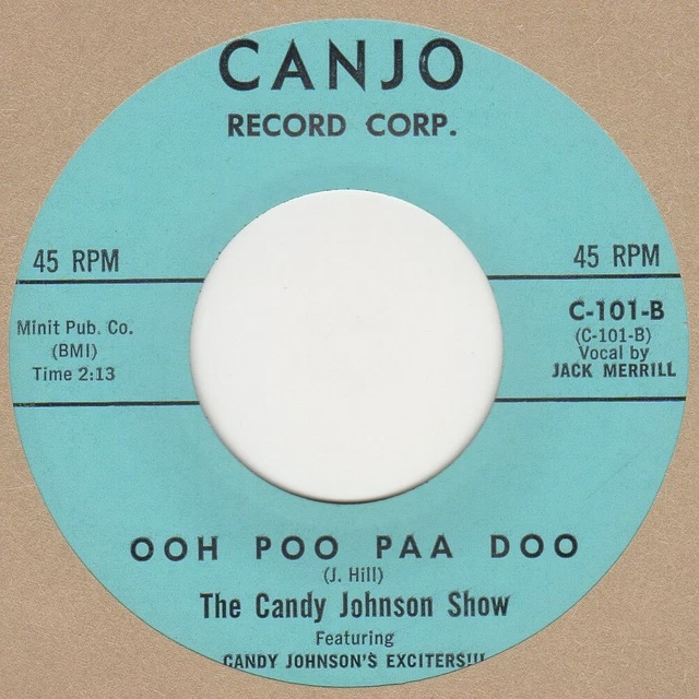 CANDY JOHNSON SHOW Ooh Poo Paa Doo Canjo C101 Soul Northern Motown EUR