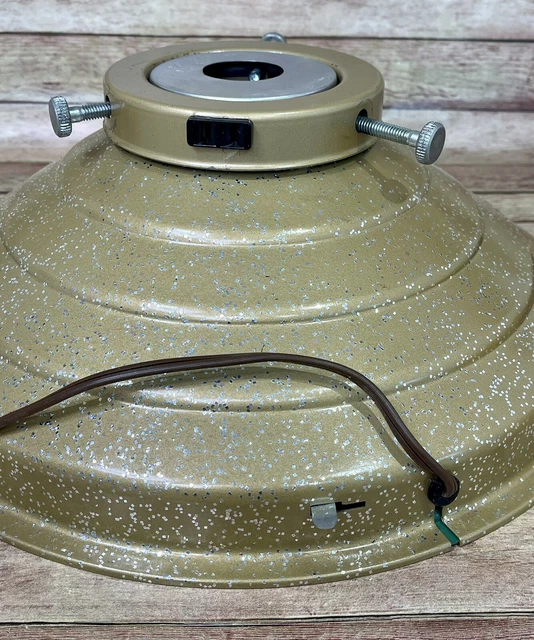 VINTAGE STAR BELL Musical Revolving Christmas Tree Stand TESTED 100.00