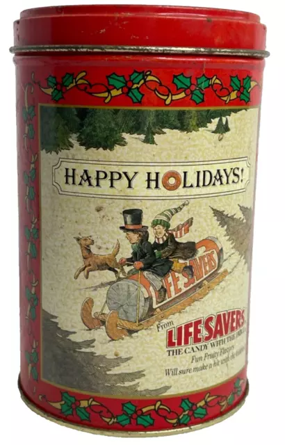 Limited Edition Life Savers Tin Holiday Keepsake Vintage