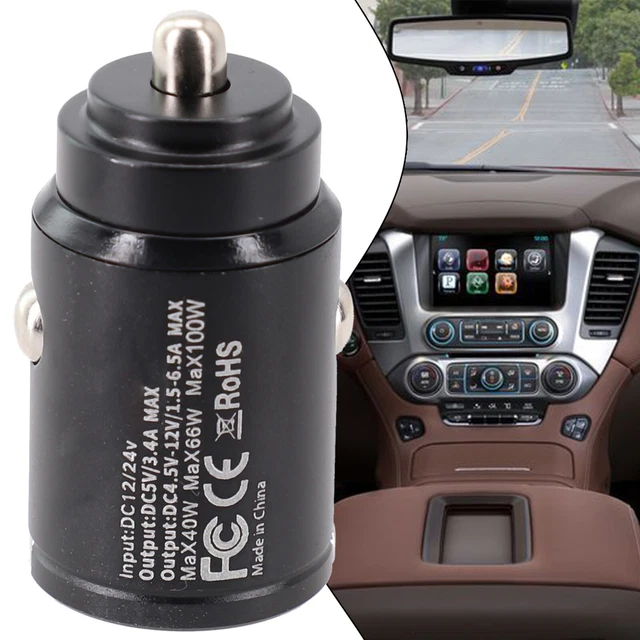Caricabatterie cellulare USB 100W tipo C QC3.0 ricarica rapida auto accessori interni