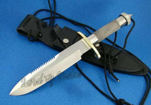 Handmade D2 Steel Full Tang Heavy Duty Outdoor Hunting Bowie Knife With Sheath