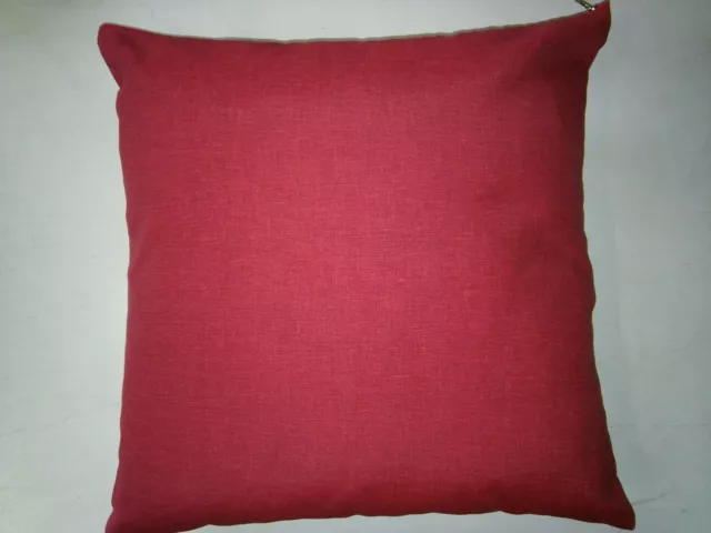 Set 2 Pz Cuscino Arredo Imbottito 40X40,Misto Cotone Con Cerniera,Vari Colori