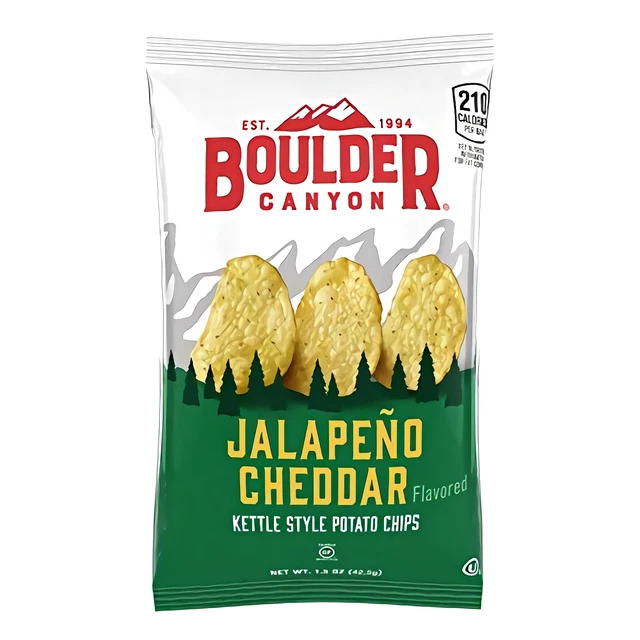 Pierre Canyon Jalapeno Cheddar Bouilloire Chips, 44.4ml 10 Compte