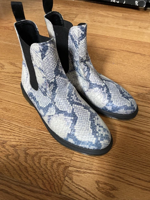 Dr martens kensington chelsea boots on sale in faux snake print