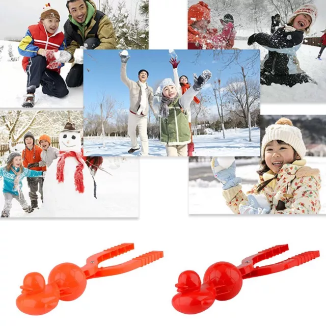 Duck Shaped Outdoor Toys Snowball Maker Snow Mold Sand Mold Snowball Clip