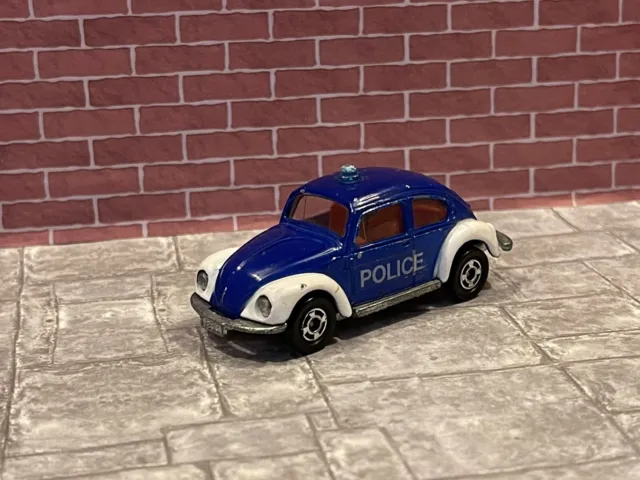 Tomica Volkswagen Beetle F20 Police Vintage Rare Model Tomy
