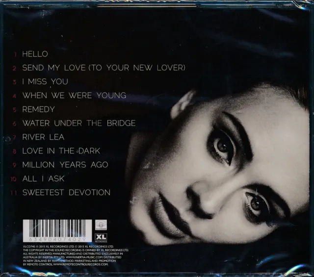 Adele 25 CD NEW Sweetest Devotion Hello I Miss You Remedy GRAMMY WINNER 2