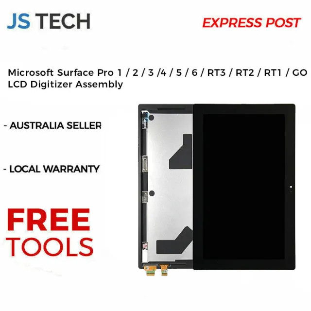 LCD Digitizer Touch Screen Assembly For Microsoft Surface Pro 1 2 3 4 5 6 RT GO