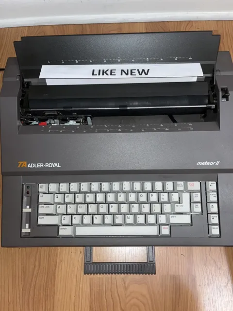 Adler Royal Meteor 2 Electronic Typewriter Tested Working With Hard  Cover