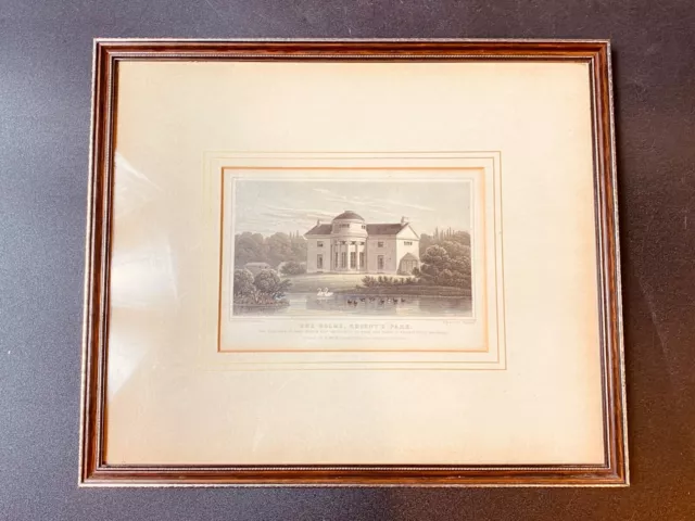 The Holme Regents Park Thomas H Sepheard 1827 La casa di James Burton incorniciata