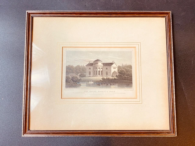 The Holme Regents Park Thomas H Sepheard 1827 La casa di James Burton incorniciata