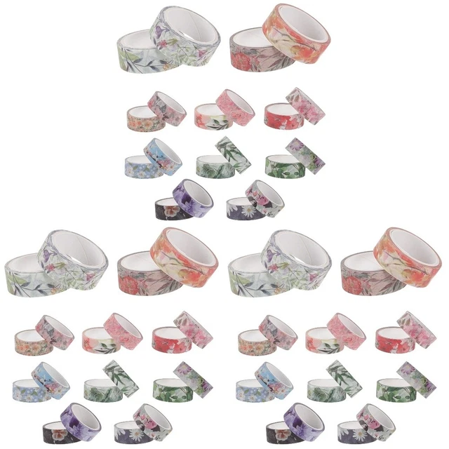 60 rollos pegatinas Washi Washi Tape para manualidades hazlo tú mismo decoración álbum de recortes