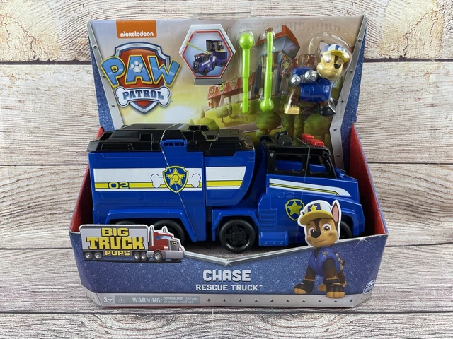 PAW PATROL BIG Truck Pups Chase Pup Figure & Rescue Vehicle - NEW EUR ...