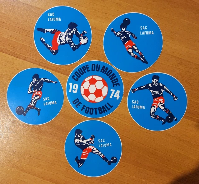 Autocollant Publicitaire Vintage Panini – Figurine Mondial Football