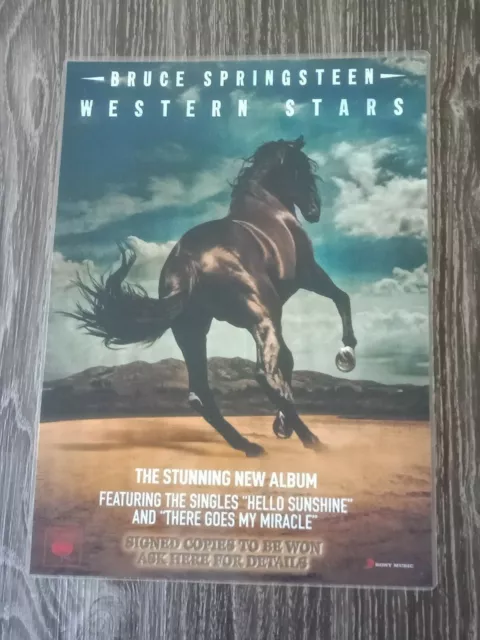 BRUCE SPRINGSTEEN - WESTERN STARS - Laminated Promotional Poster