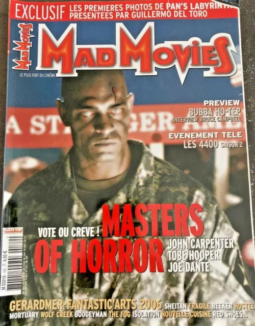 Magazine Mad movies n°182, Masters of horror, Bubba Ho-tep, Gerardmer 2006