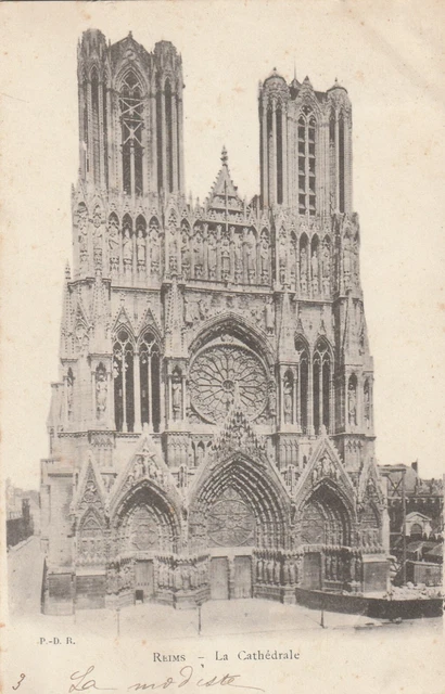 CPA 51 REIMS La Cathédrale