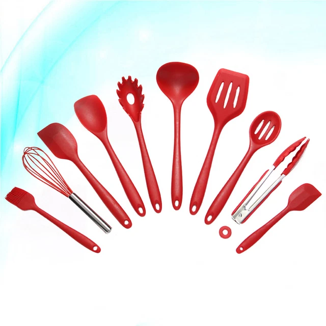 Juego de 10 piezas de herramientas de cocina utensilios de cocina utensilios de cocina antiadherentes