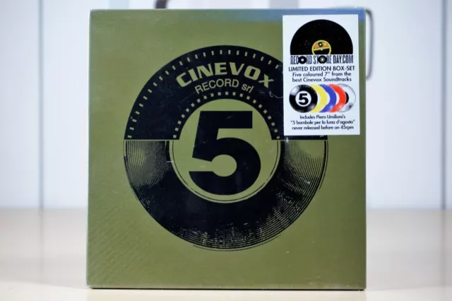 7" BOX: Cinevox 5, RSD 2015, Limited Edition, Coloured Vinyl, NEU & OVP