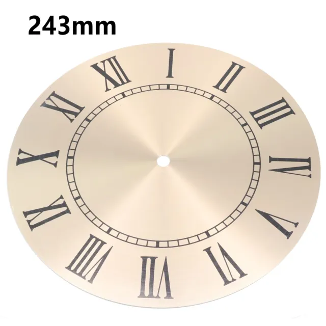 9.5 Inch 243mm Aluminium Metal Wall Clock Dial Face Replacement,Roman Numeral ~