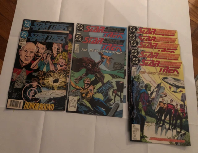 Star Trek The Next Generation Lot Of 9: #4 #6 #29 (1988) Miniseries DC Comics