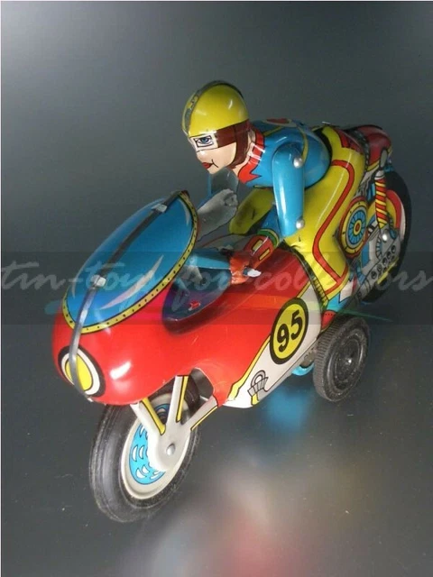 3 Voitures De Course Roman Tin Toy - Tôle - V-105, V-123, V-125 - Jouets Anciens Espagne