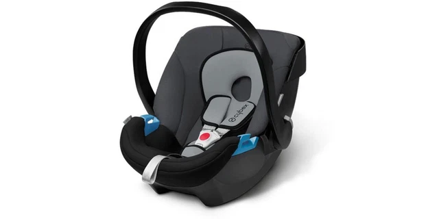 Cybex Aton Cobblestone Kindersitz grau Babyschale mit Kratzer *B-Ware