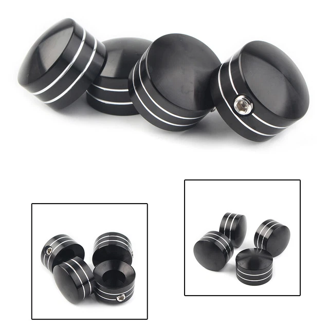 4X Head Bolt Covers For Harley Sportster XL883 Twin Cam Big Twin 1340 Evo US