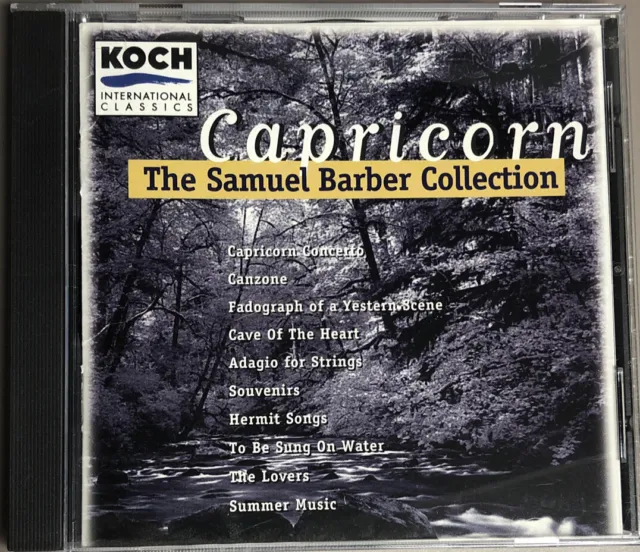 Samuel Barber Collection: Capricorn Concerto - Canzone - Hermit Songs - CD
