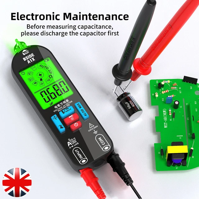 A1X Mini Multimeter LCD Digital Tester Voltage Detector DC/AC Voltage Resistance