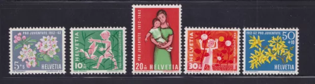 Schweiz - 1962 - Mi.-Nr. 758-762 Pro Juventute 50. Jahre Stiftung Pro Juventute