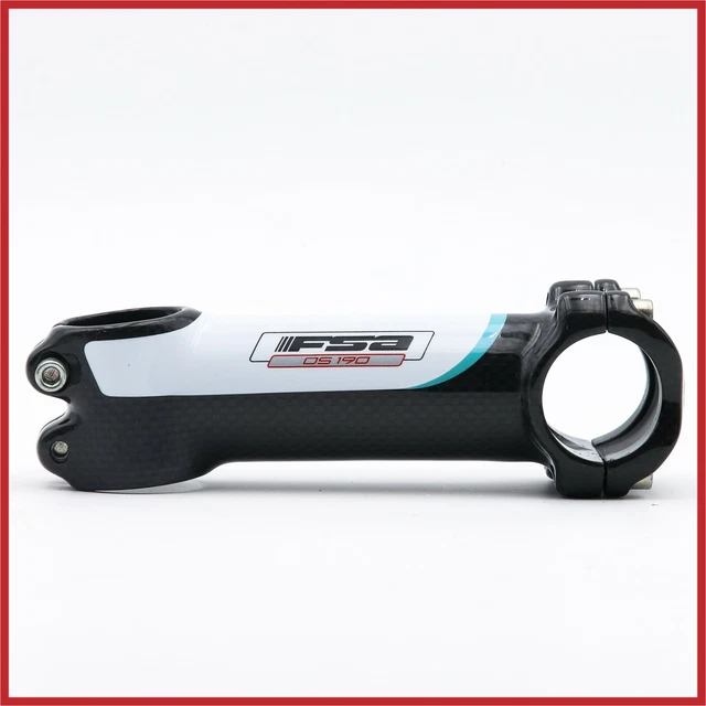 FSA OS-150 Color Graphics - Attacco Manubrio In Carbonio, 31,8 X 110 Mm