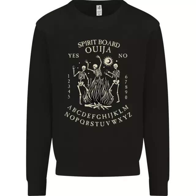 Ouija Spirit Board Halloween Dämonen Geister Herren Sweatshirt Pullover