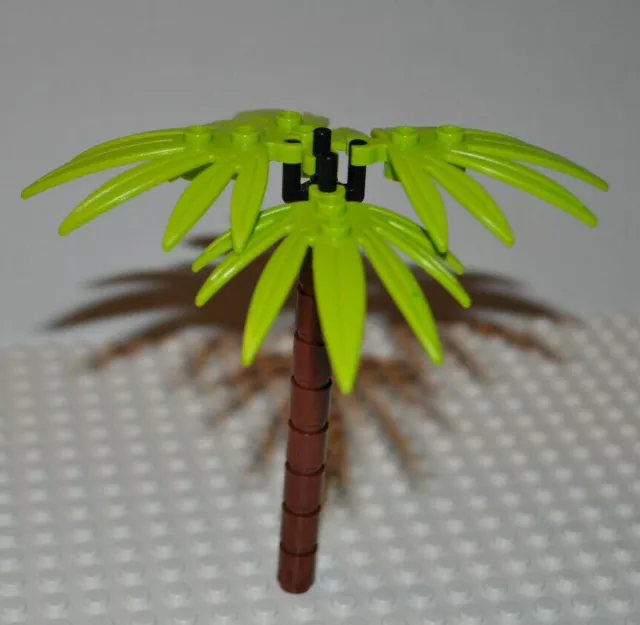 Lego - Lime Green Palm Tree/Jungle/Pirate Island/Tropical Forest Garden/Sword