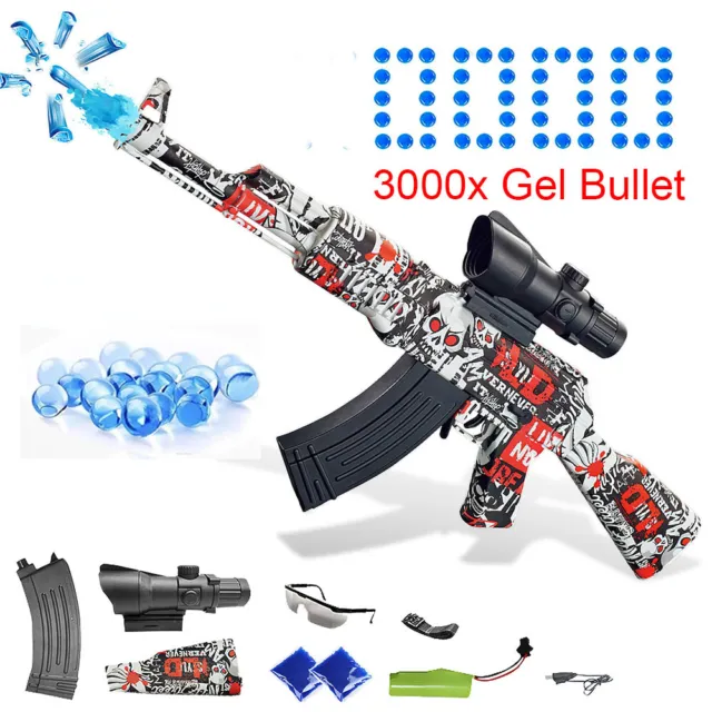 Updated Electric Gel Ball Blaster Eco-Friendly Gel Water Bead Blaster Gun Toy UK