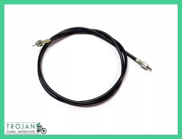 Speedo Cable, 4'10" (58") Triumph T20 T21 T90 3Ta 5Ta T100 1957-67, 60-0490 D490