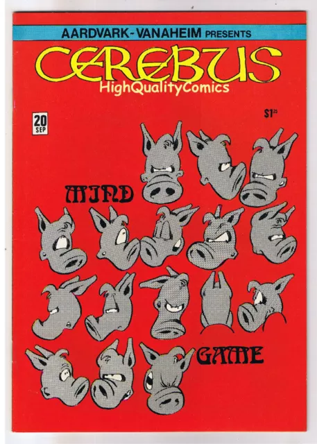 CEREBUS the AARDVARK 20, VF/NM, Dave Sim, Mind Game, 1977, more in store
