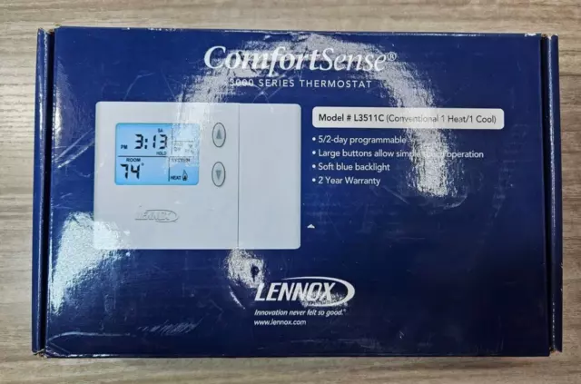 Lennox Model 51M34 NON HEAT PUMP Programmable Thermostat T26