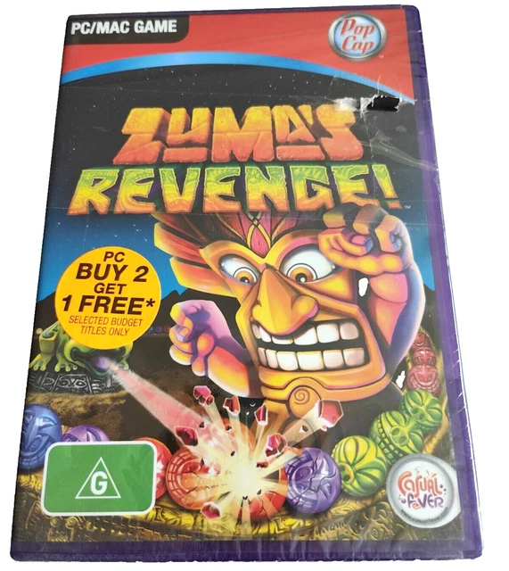 ZUMA'S REVENGE WINDOWS PC Puzzle Game fun action kids New Sealed Fast
