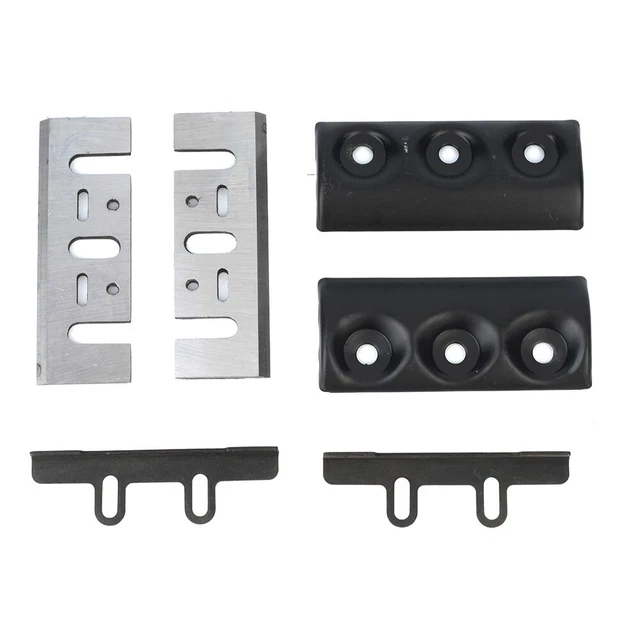 Prácticas cuchillas pieza accesorios pinza cuchillo metal negro 6 piezas / juego